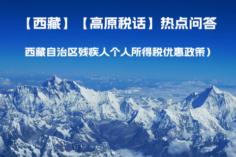 西藏殘疾人個(gè)人所得稅優(yōu)惠政策